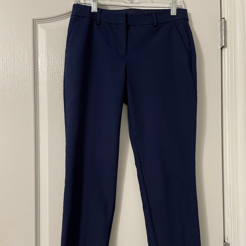 Mid-rise 6R Blue Slacks
